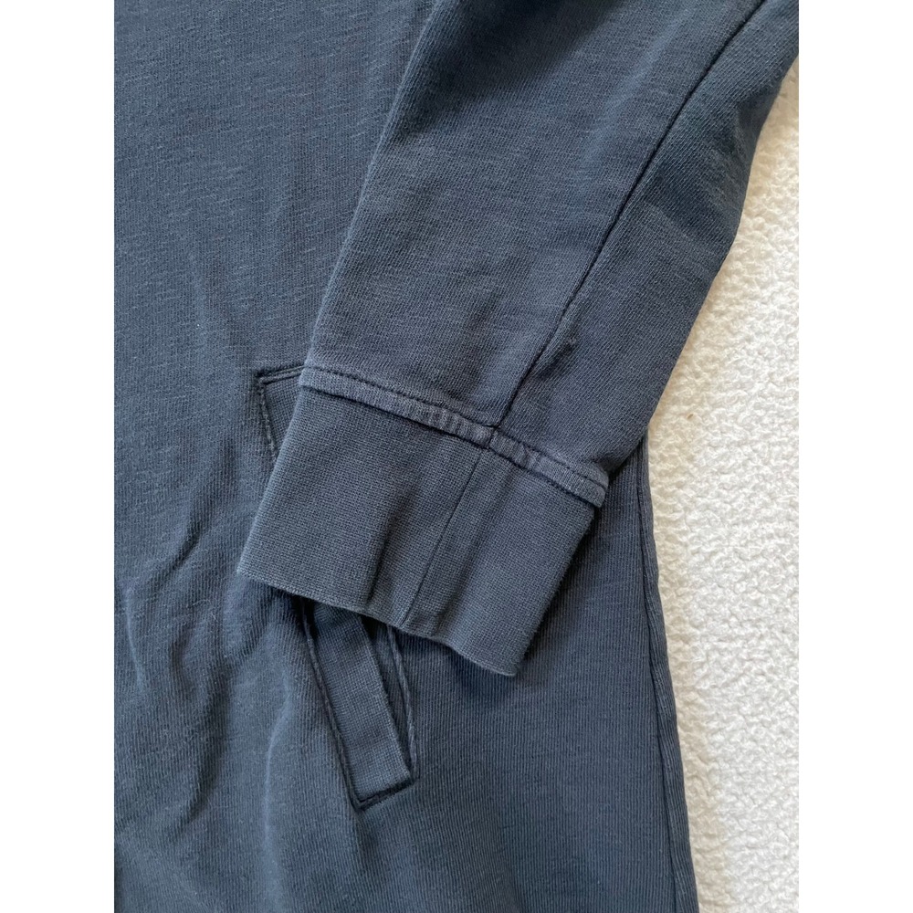 Toad&Co Womens Small Hoodie Dress Navy Long Sleeve Pockets Pullover Mini Boho - Picture 8 of 16